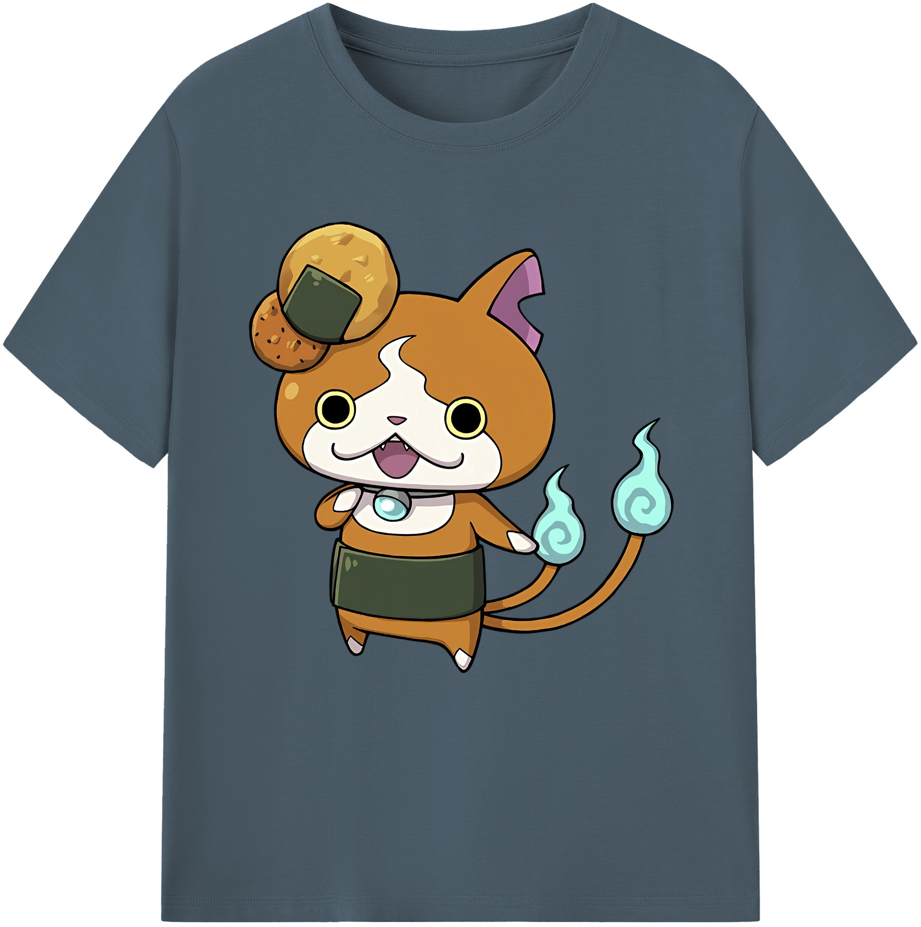 （画像用） 妖怪ウォッチ Yo-kai Watch 綿100％半袖Tシャツ（フロントプリント）